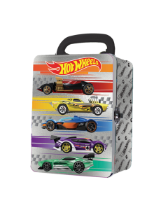 HOT WHEELS METAL CAR CASE SILVER