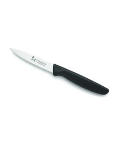 Klever Paring Knife with Straight Edge 10cm Blade - Black