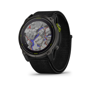 Enduro3–51mm,Solar,Sapphire Carbon Grey DLC Titanium with Black Ultra Fit Nylon Strap