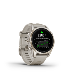 Garmin Epix Pro Sapphire Edition - Soft Gold Stainless Steel with light sand silicone band