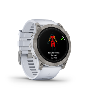 Garmin epix™ Pro (Gen 2) – Sapphire Edition | 51 mm, Titanium with Whitestone Band