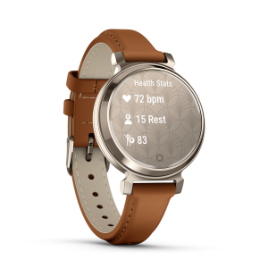 Garmin Lily® 2 Classic, Dcream Gold/Tan, Leather Band