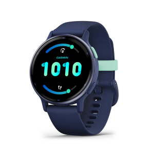 Garmin vivoactive 5 - Metallic Navy Aluminium Bezel with Navy Case and Silicone Band