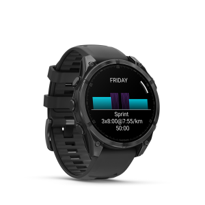 Garmin fenix 8 47mm,AMOLED,Glass/SS,SlateGray Steel/Black,BlkBnd,WW