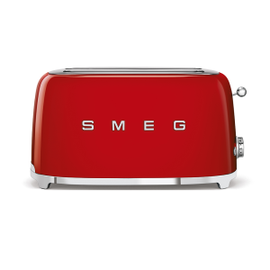 Smeg Red Retro Style 4 Slice Toaster - TSF02RDSA