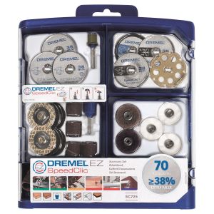 Dremel EZ Speedclic 70 Piece Multipurpose Accessory Set