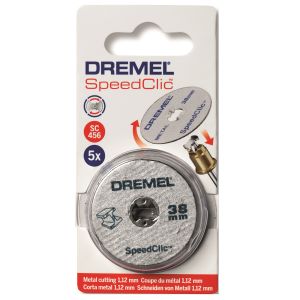 Dremel EZ Speedclic Metal Cutting Wheels - 5 Pack