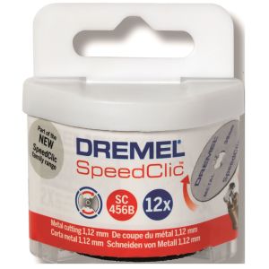 Dremel EZ Speedclic Metal Cutting Wheels - 12 Pack