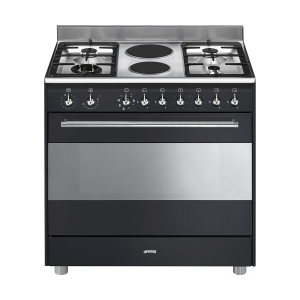 Smeg 90cm Anthracite Gas/Electric Stove - SSA92MAA9