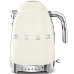 Smeg Cream 1.7L Retro Variable Temperature Kettle - KLF04CREU