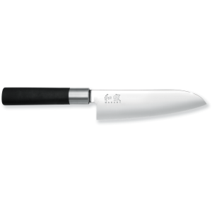 KAI Shun Wasabi Santoku Knife 16.5cm -  Black