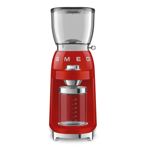 Smeg Red Retro Style Coffee Grinder - CGF01RDEU