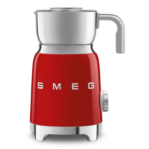 Smeg Red Retro Style Milk Frother - MFF01RDEU