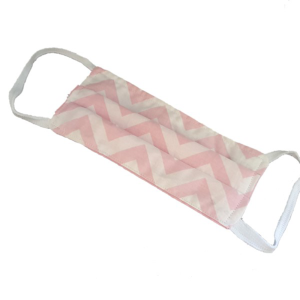 4aKid Adult Fabric Mask - Pink Zigzag