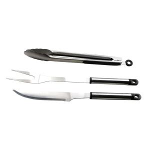 Alva 3pc Stainless Steel BBQ Tool Set