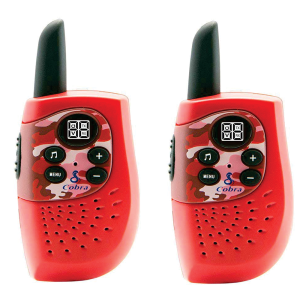 HM230R COBRA KIDS HERO SERIES 2-WAY RADIO - FIRE / RESUCE - RED