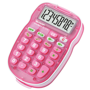 Sharp S10 - Colour Kids Calculator - Pink