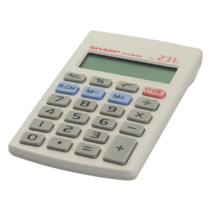 Sharp EL231 LB Pocket Calculator