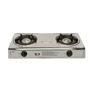 Alva 2 Burner Stainless Steel Gas Stove