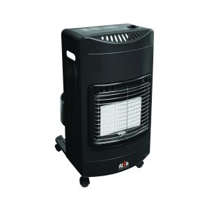 Alva Large 3Panel Gas Heater - black