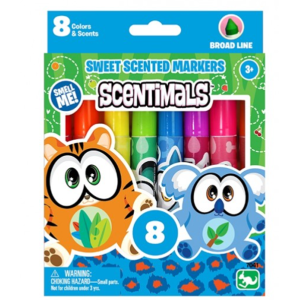 Scentimals Stationery 8 Broadline Scented Markers