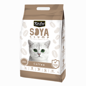 Kit Cat Soya Clump Cat Litter - Coffee 7L