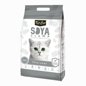 Kit Cat Soya Clump Cat Litter - Charcoal 7L