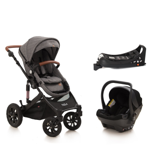 The Elite 4in1 Travel System with ISOFIX BASE Lunar Grey 