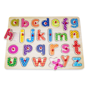 WOODEN PUZZLE - LETTERS