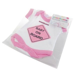 BABY ON BOARD BABYGROW - PINK