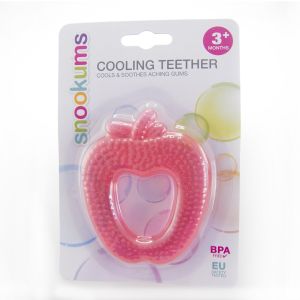 FRIDGE TEETHER - APPLE SHAPE - RED