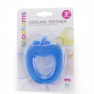 FRIDGE TEETHER - APPLE SHAPE - BLUE