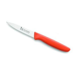 Klever Paring Knife with Straight Edge 10cm Blade - Red