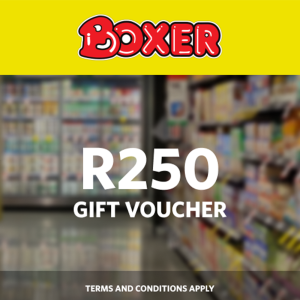 R250 Boxer Gift Card Voucher