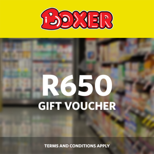 R650 Boxer Gift Card Voucher