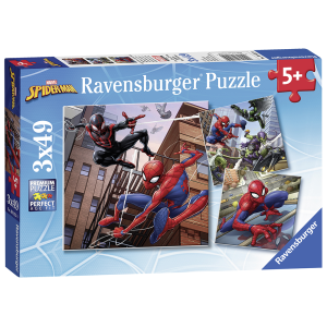 3X49Pc Puzzle-Spiderman