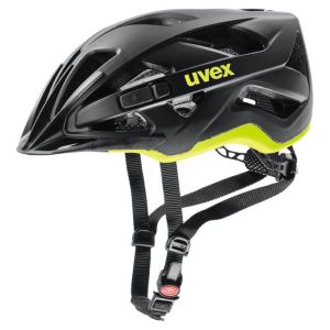 uvex Active CC Cycling Helmet - Black/Yellow - Size 52-57