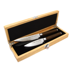 Snappy Chef 2pc Damascus Knife Set - Utility & Paring Knives