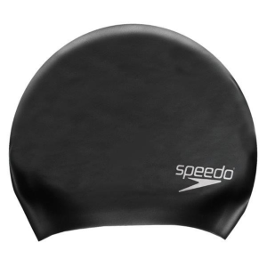 Long Hair Swim Cap - Black