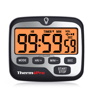 ThermoPro Digital Kitchen Timer with Touchable Backlight & Count up Count down Timer