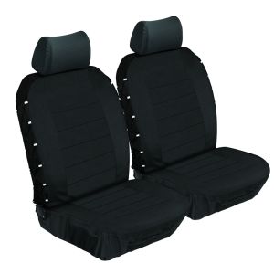 Stingray Ultimate Hd Front Seat Covers (Black/Black)