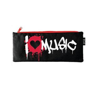 ECO I love music - 30cm Pencil Case