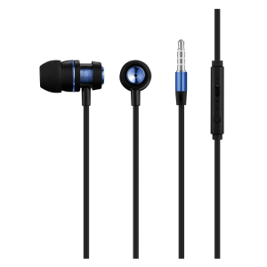 Volkano Alloy Series Metal Earphone - Blue