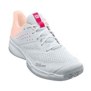 Ladies Kaos Stroke 2.0 White / Scallop Shell / Love Potion Tennis Shoe