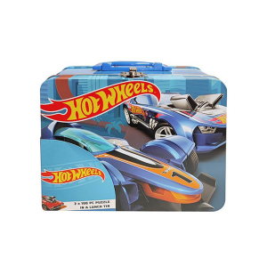 HOT WHEELS PUZZLES IN A TIN