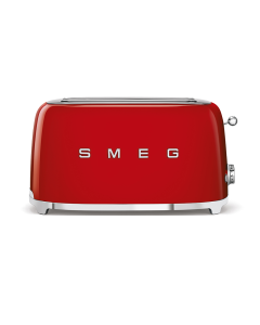 Smeg Red Retro Style 4 Slice Toaster - TSF02RDSA