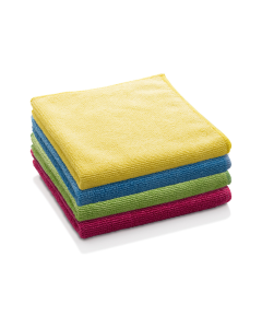 E-Cloth General Purpose Cloths, Set of 4 - Assorted Colours