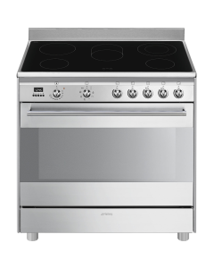 Smeg 90cm Stainless Steel Stove - SCD91CMX9