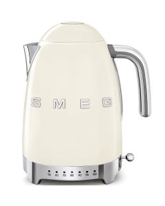 Smeg Cream 1.7L Retro Variable Temperature Kettle - KLF04CREU