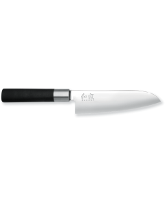 KAI Shun Wasabi Santoku Knife 16.5cm -  Black